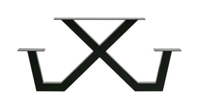 WOOOD Outdoor Tafelpoot 'Tablo' kleur Zwart