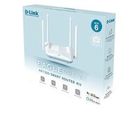 D-Link R15 EAGLE PRO AI AX1500 Smart Router met AI Wi-Fi/Traffic Optimiser, AI Parental Control, Gigabit Poorten, MU-MIMO, 1024 QAM, OFDMA, WPA3, D-Link Wi-Fi Mesh. Werkt met Alexa/Gooogle Assistant. - thumbnail