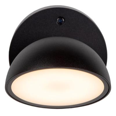 Lucide FINN - Wandlamp Binnen/Buiten - LED - 1x12W 3000K - IP54 - Dag/nacht sensor - Zwart Lucide FINN - Wandlamp Binnen/Buiten - LED - 1x12W 3000K - IP54 - Dag/nacht sensor - Zwart