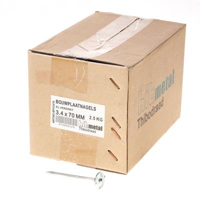 Bouwplaatnagel geg. 70x3.4