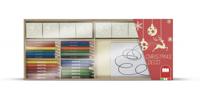 Multiprint kleurset Christmas Deco hout 34-delig - thumbnail