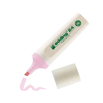 Markeerstift edding 24 eco 2-5mm pastel roze