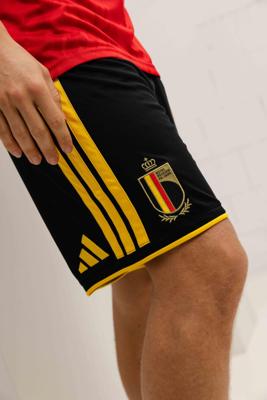 België Broekje Thuis Senior 2026/2028 - Maat L - Kleur: ZwartGeel | Soccerfanshop
