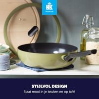 Enjoy wok Olijfgroen 28 cm - thumbnail