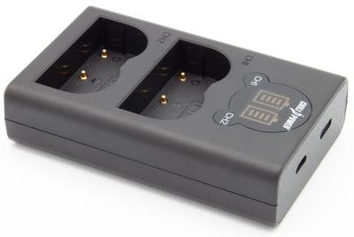 ChiliPower Nikon EN-EL3 / EN-EL3e dubbellader voor 2 camera accu's (tegelijk) ChiliPower Nikon EN-EL3 / EN-EL3e dubbellader voor 2 camera accu's (tegelijk)