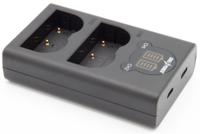 ChiliPower Nikon EN-EL3 / EN-EL3e dubbellader voor 2 camera accu's (tegelijk) - thumbnail