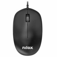 Muis Nilox MOUSB1012 Zwart 1200 DPI - thumbnail
