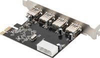 Digitus DS-30221-1 4 poorten PCI Express kaart USB-A 3.0 PCIe - thumbnail