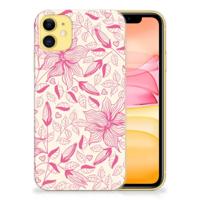 Apple iPhone 11 | TPU Case | Pink Flowers - thumbnail