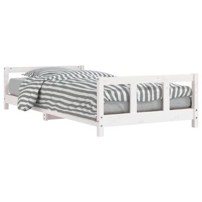 Kinderbedframe 90x190 cm massief grenenhout wit Kinderbedframe 90x190 cm massief grenenhout wit
