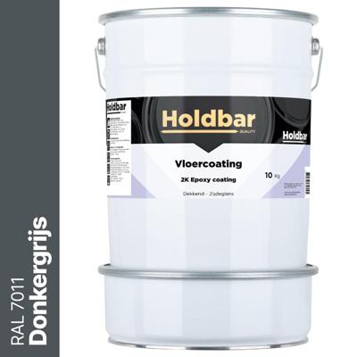 Holdbar Vloercoating Donkergrijs (RAL 7011) 10 kg