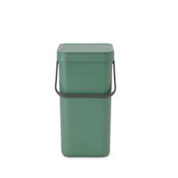Brabantia Sort & Go afvalemmer 12 liter fir green - thumbnail