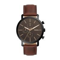 Horlogeband Fossil BQ2461 Leder Bruin 22mm - thumbnail