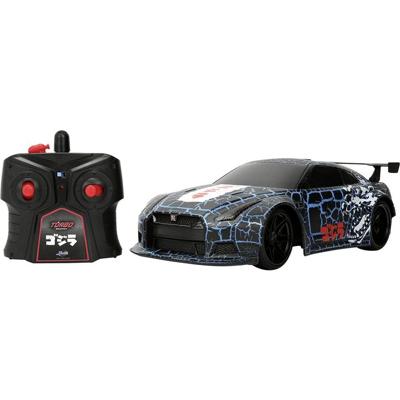 JADA TOYS 9335756314R00 RC Godzilla 2009 Nissan GT-R 1:16 1:16 RC modelauto voor beginners Elektro Sportwagen