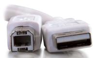 C2G USB 2.0 A/B Kabel 1 m - USB kabel (USB A, USB B, 1 m, 0.059 kg (0.13 lbs) Wit - thumbnail