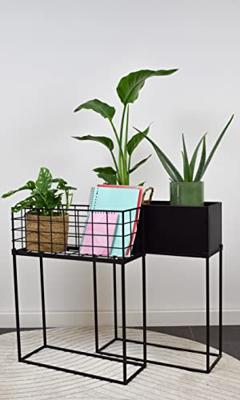 Urban Interiors Bijzettafel 'Atlanta' 55 x 20cm, kleur Zwart