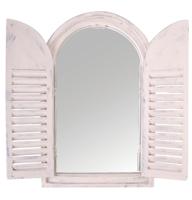 Spiegelkozijn met Houten deurtjes / Esschert Design - thumbnail