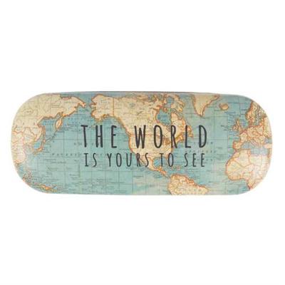 SASS & BELLE Brillenkoker Retro Vintage World Map - 2016