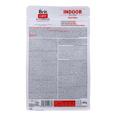 BRIT Care Grain-Free Adult Indoor Anti-Stress - droog kattenvoer - 400 g