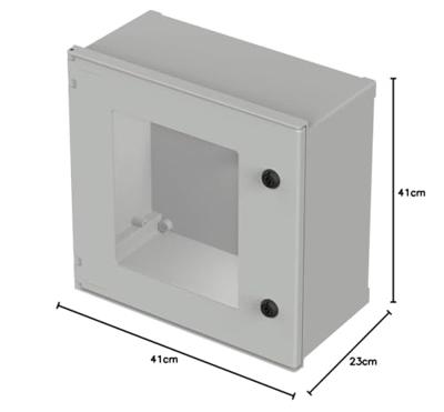Bopla Polysafe PS 442 T Schakelkast 400 x 400 x 200 Polyester Grijs-wit (RAL 7035) 1 stuk(s)