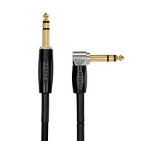 Boss BCC-3-TRA jack kabel 6.35 mm TRS recht-haaks 1 m - thumbnail