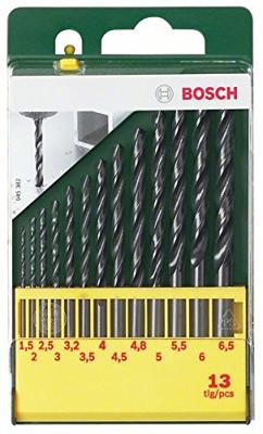 Bosch Accessories 2607019441 Promoline HSS Metaal-spiraalboorset 13-delig 1.5 mm, 2 mm, 2.5 mm, 3 mm, 3.5 mm, 4 mm, 4.5 mm, 5 mm, 5.5 mm, 6 mm, 6.5 mm