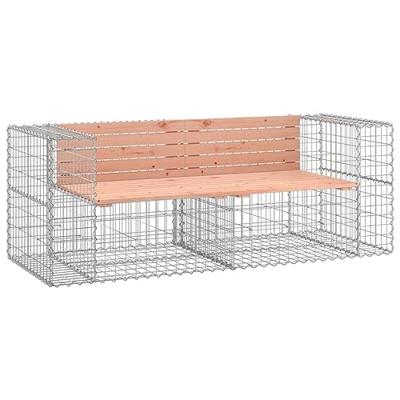 Tuinbank schanskorfontwerp 184x71x65,5 cm massief douglashout