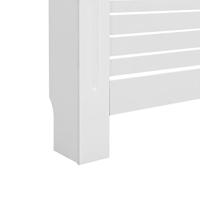 Radiatorombouw 152x19x81,5 cm MDF wit - thumbnail