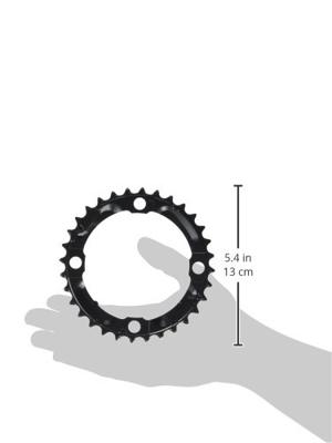 Shimano kettingblad deore 9v 4-arm y1ld98080 zwart 32t