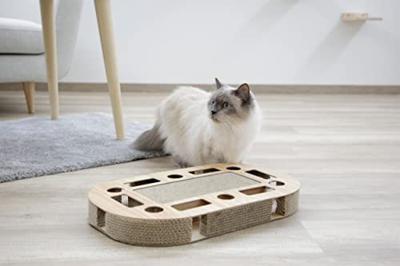 Kattenkrabbord ovalo 52 x 31 x 85 cm met catnip