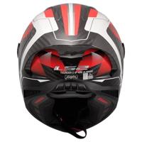 LS2 integraalhelm "ff805 thunder carbon gp diamond helmet ff805 thunder gp diamond white/red gr. - thumbnail