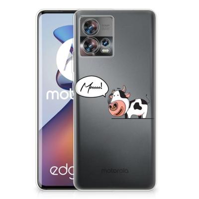 Motorola Edge 30 Fusion Telefoonhoesje met Naam Cow Motorola Edge 30 Fusion Telefoonhoesje met Naam Cow