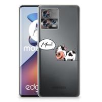 Motorola Edge 30 Fusion Telefoonhoesje met Naam Cow - thumbnail