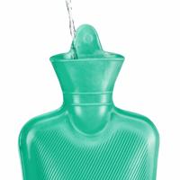 Relaxdays warmwater kruik turquoise 1 l | 12 stuks - thumbnail