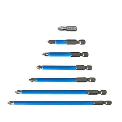 2 sets 7 stks PH2 sterke magnetische hand boor schroevendraaier mond antislip schroevendraaier bit