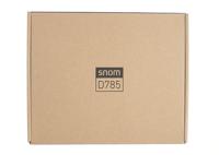 Snom D785 IP-telefoon, SIP bureautelefoon Color + SmartScreen, 12 SIP identiteiten sensor haak schakelaar, Bluetooth, USB, 48 self-labeling toetsen (12 fysiek), Wit, 00004392 - thumbnail