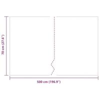 VidaXL Worteldoek zwart 0,7 x 5 m polyetheen - thumbnail