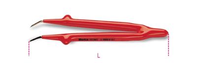 Beta Gebogen pincet 993MQ - 009930040