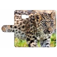 Samsung Galaxy A3 2017 | Telefoonhoesje | Met pasjeshouder | Baby Luipaard - thumbnail