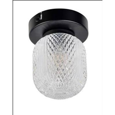 ETH Unieke plafondlampKristel 1-lichts zwart - 05-PL2191-30
