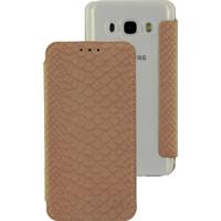Mobilize Slim Gelly Booklet Samsung Galaxy J5 2016 Soft Snake Creamy Rose - thumbnail