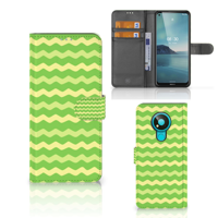 Nokia 3.4 | Telefoon Hoesje | Waves Green - thumbnail