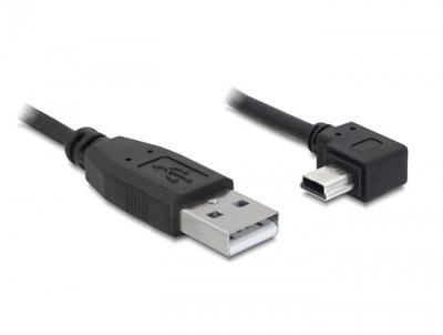 Delock USB-kabel USB 2.0 USB-A stekker, USB-mini-B stekker 3.00 m Zwart 82683