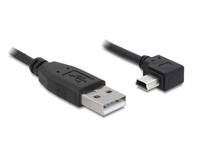 Delock USB-kabel USB 2.0 USB-A stekker, USB-mini-B stekker 3.00 m Zwart 82683 - thumbnail