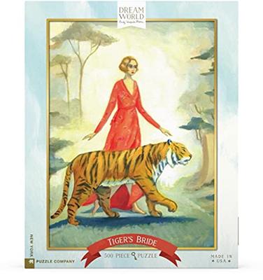 New York Puzzle Company Tiger's Bride - 500 stukjes New York Puzzle Company Tiger's Bride - 500 stukjes