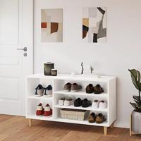 VidaXL Schoenenkast 102x36x60 cm bewerkt hout wit - thumbnail