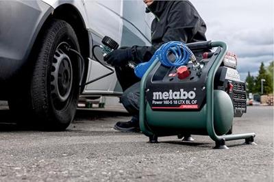 Metabo Power 160-5 18 LTX BL OF 18V Li-Ion accu compressor body | 8 bar | 120L/min | koolborstelloos - 601521850 - thumbnail
