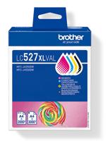 Brother LC527XLVAL inktcartridge 4 stuk(s) Origineel Hoog (XL) rendement Zwart, Cyaan, Magenta, Geel - thumbnail