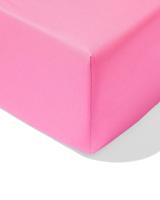 HEMA Hoeslaken 140x200cm zacht katoen felroze (felroze) - thumbnail