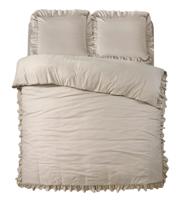Sleeptime Ruffles Taupe 240 x 200/220 cm - thumbnail